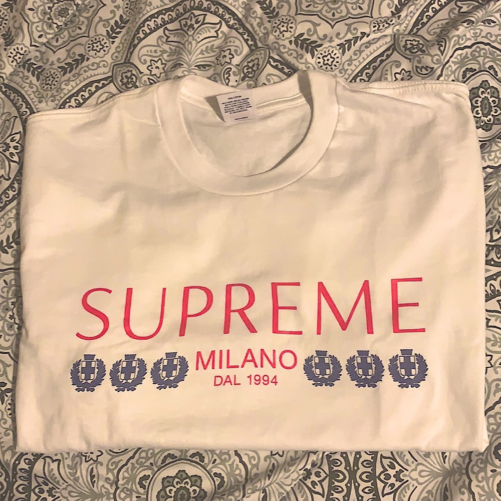 Supreme Milano Tee SS 21 Size M White